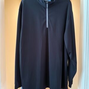 Black Quarter-Zip Pullover
